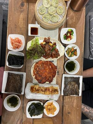 Dinner at Dajeon at Dajeon Cafe in Busan