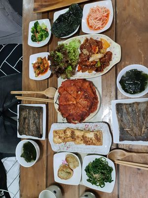 Menu for 2 at Dajeon Cafe in Busan