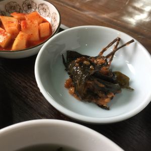 Authentic Korean flavours à la vegan! at Dajeon Cafe in Busan