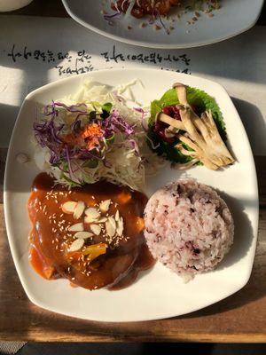 Soy Steak :) at Dajeon Cafe in Busan