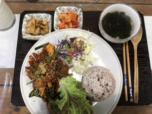 Vegan Bugolgi  at Dajeon Cafe in Busan