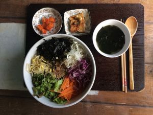 Bibimbap  at Dajeon Cafe in Busan
