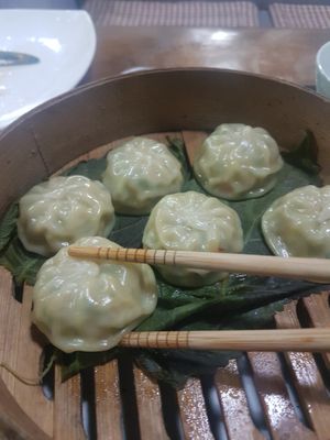 Delicious dumplings  at Dajeon Cafe in Busan