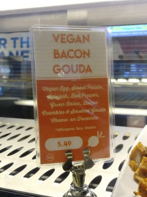 Vegan breakfast sandwiches! at SIMPLS in Minneapolis