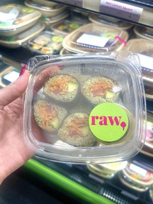 mini Chicago raw rolls in packaging   at Chicago Raw - Huron St in Chicago