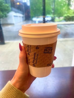 chai latte w almond milk  at Chicago Raw - Huron St in Chicago