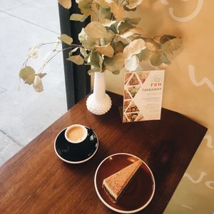 Tiramisu + espresso  at Chicago Raw - Huron St in Chicago