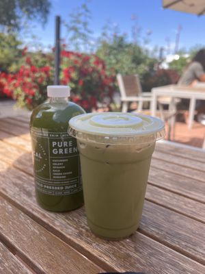 My sister ordered a matcha late- she didn’t like it and I didn’t mind it  at Local Juicery in Sedona
