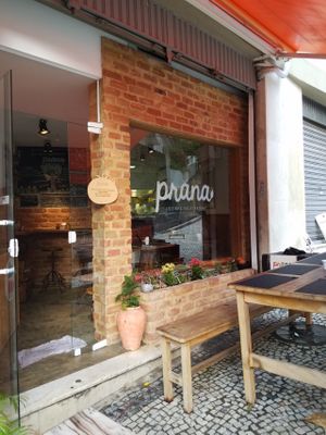 Outside at Prana Cozinha Vegetariana in Rio De Janeiro