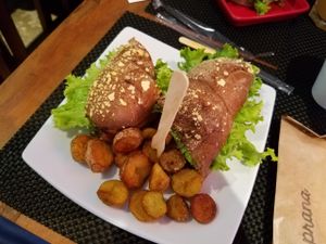 Burger at Prana Cozinha Vegetariana in Rio De Janeiro