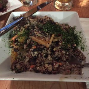 vegan ragout at Block Kitchen and Bar in Banff
