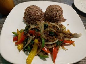 special of the day at Vegan Glory in Los Angeles