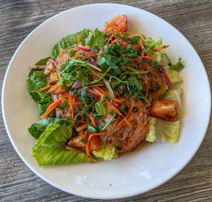 Glass noodle salad (7/10) at Vegan Glory in Los Angeles