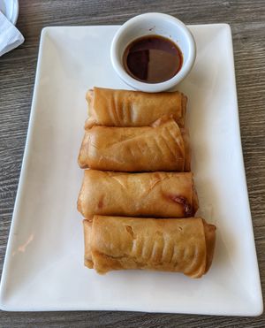 Spring rolls (9/10) at Vegan Glory in Los Angeles