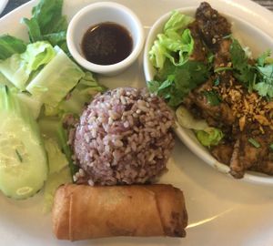 garlic pepper at Vegan Glory in Los Angeles