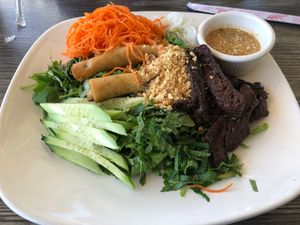 Vietnamese Bun at Vegan Glory in Los Angeles