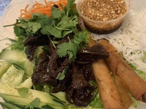 Vietnamese Bun Salad 🌱  at Vegan Glory in Los Angeles