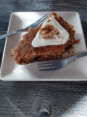 Carrot Cake - adequate at Vegan Glory in Los Angeles