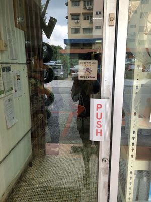 HappyCow Decal =) at Woods Macrobiotics in Petaling Jaya