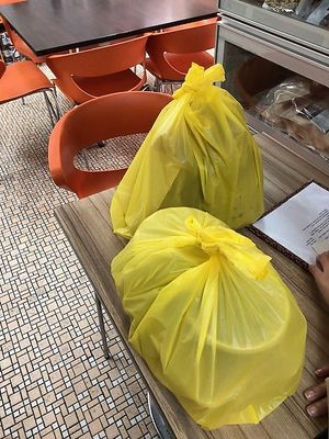 two small bags for 180 MYR??!!! at Woods Macrobiotics in Petaling Jaya