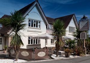 The front at The Golden Lion Pub in Winchester