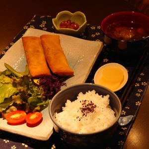 Rich Spring Rolls (July Lunch) at Eden - えでん in Mie