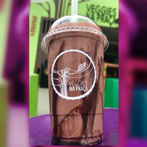 Vegan milk shake at Veggies na Praca in Sao Paulo