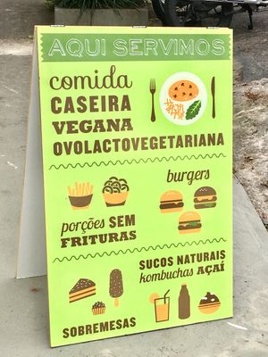Vegan option  at Veggies na Praca in Sao Paulo