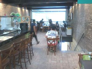 Restaurant at Veggies na Praca in Sao Paulo