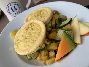 Vegetable Hash at Street 14 Coffee in Astoria