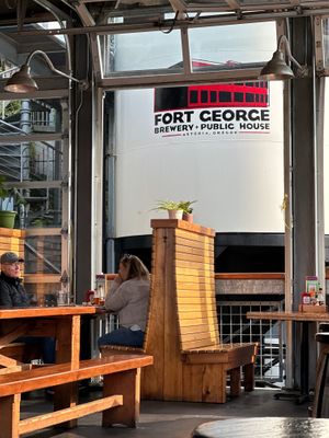 Seating  at Fort George Brewery in Astoria