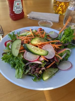 Garden Salad at Fort George Brewery in Astoria