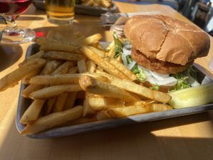 Vegan Nashville Chicken  at Fort George Brewery in Astoria