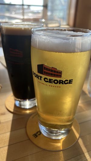 Brews  at Fort George Brewery in Astoria
