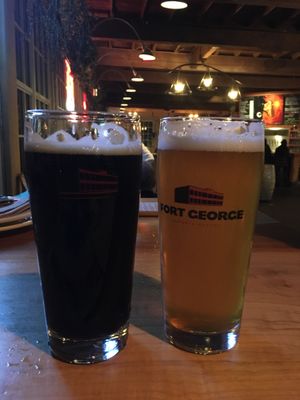 Great beers  at Fort George Brewery in Astoria