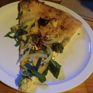 Pizza  at Fort George Brewery in Astoria