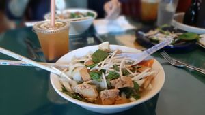 Vegan pho at Pho Saigon in Springfield