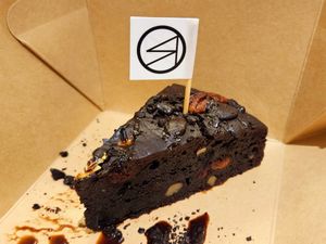 Black Forest brownie at Soul R. Vegan Cafe in Taipei