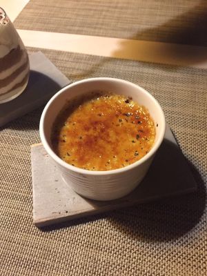 Creme brulee. at Soul R. Vegan Cafe in Taipei