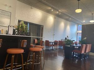Bar and seating at Saisaki Van Wert in Van Wert