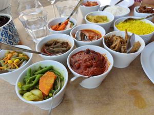 Vegan rijsttafel at BioToko in Zutphen