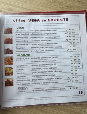 Speisekarte: Gemüse und Hülsenfrüchte  at BioToko in Zutphen