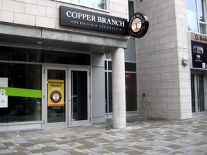 Storefront at Copper Branch - Bishop in Montreal