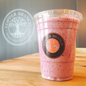 Einstein smoothie at Copper Branch - Bishop in Montreal