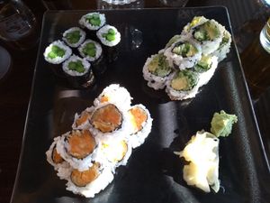 Vegetable Maki Combo at Oka in Lancaster
