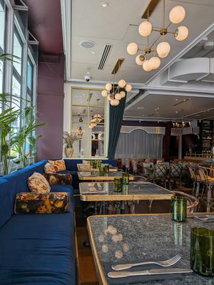 Interior dining areas at Kazba Cocktail Bar in Fortitude Valley
