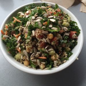 Lentil Quinoa Bowl at Active Culture in San Clemente