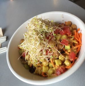 Lentil Goodness Bowl at Active Culture in San Clemente