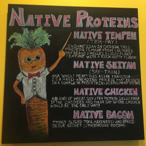 what's what! at Native Foods - Clairemont Mesa in San Diego
