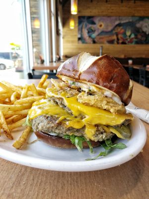 Poppin' Jalapeño Burger at Native Foods - Clairemont Mesa in San Diego